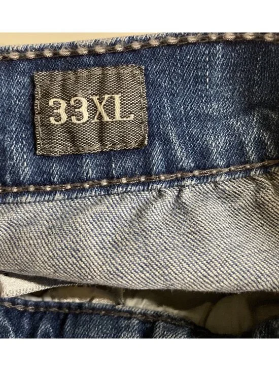 BKE Jake Straight Leg Medium Wash Denim Jeans Mens Size 33XL 33x36 - Picture 7 of 9